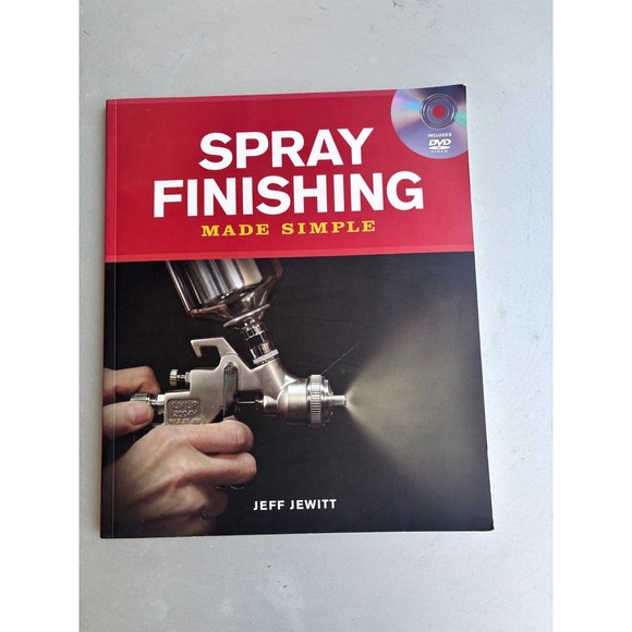 The Taunton Press Other - Spray Finishing Made Simple Jeff Jewitt Taunton Press Book DVD 9781600850929